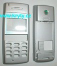 Kryt SonyEricsson T100 stribrny_modry_ramecek_P
