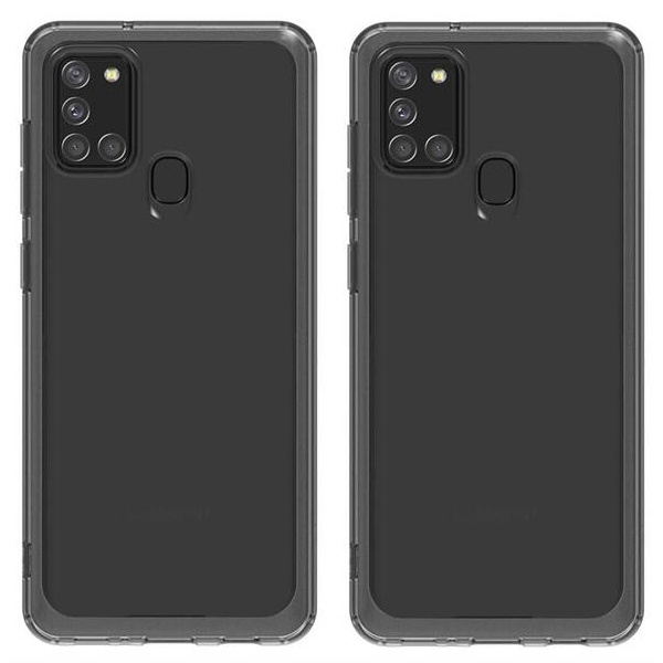 2 kusy GP-FPA217KDABW Samsung Protective Kryt pro Galaxy A21s Black