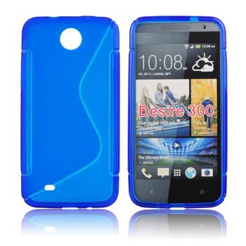 ForCell silkonové pouzdro kryt Lux S Blue pro HTC Desire 300