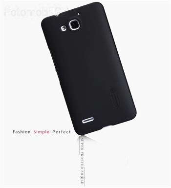 Nillkin Super Frosted Zadní Kryt + fólie Black pro Huawei Ascend G630