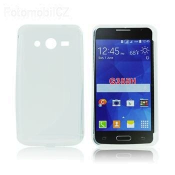 ForCell silkonové pouzdro kryt Lux S Transparent pro Samsung G355 Galaxy Core 2