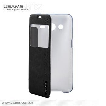 USAMS Merry S-View Pouzdro Black pro Samsung G355 Galaxy Core 2