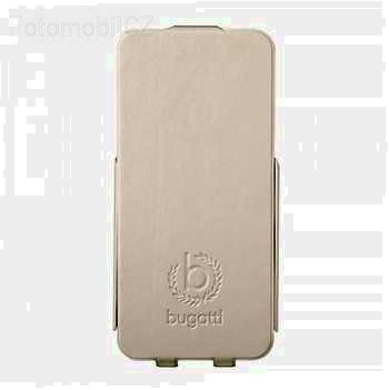 Bugatti Ultra Thin Flip Kožené Pouzdro White pro Samsung i9195 Galaxy S4 mini