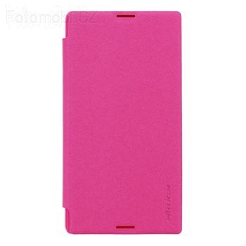 Nillkin Sparkle Folio Pouzdro PINK růžová barva růžová barva pro Sony D2203 Xperia E3