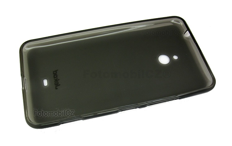 Silikonové pouzdro kryt JEKOD TPU + fólie Black pro Nokia Lumia 1320