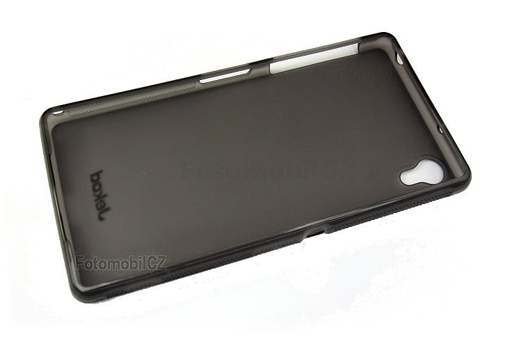 Silikonové pouzdro kryt JEKOD TPU + fólie Black pro Sony D6503 Xperia Z2