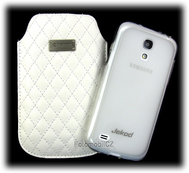 Silikonový kryt + Krusell pouzdro + fólie pro Samsung i9195 Galaxy S4 Mini