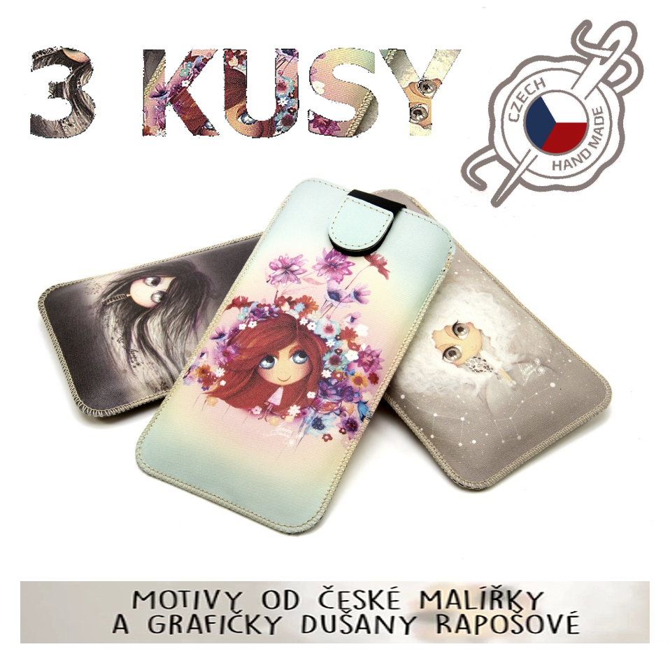 Sada 3 kusy pouzdro FIXED Soft Slim Dušinky, Dušana Rapošová, velikost 5XL