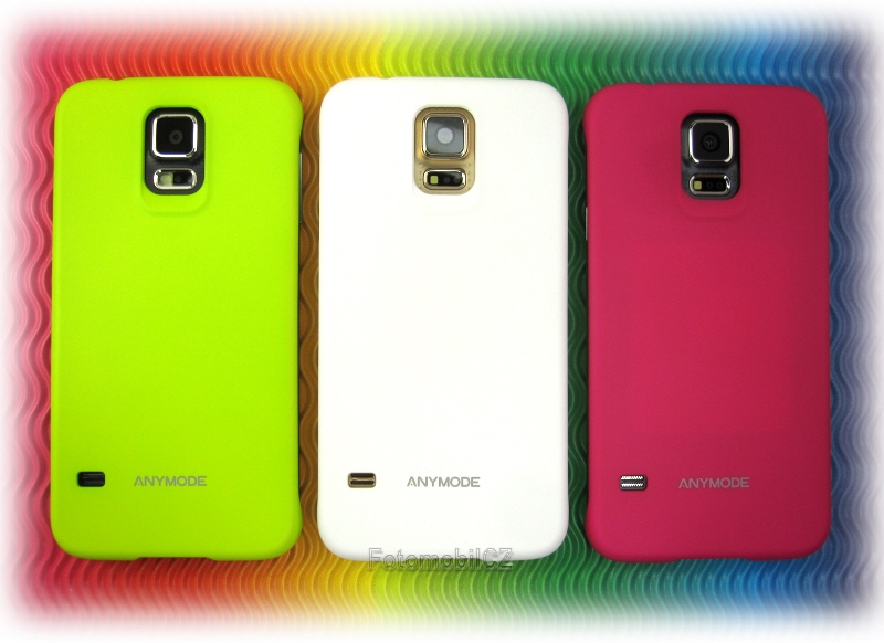 3x Zadní ochranný kryt Anymode pro Samsung Galaxy S5 / S5 Neo