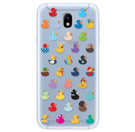 Silikonové TPU pouzdro pro Samsung J730F Galaxy J7 2017, Ducks
