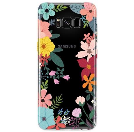 4-OK Cover 4-U silikonové TPU pouzdro Samsung G955F Galaxy S8 Plus, Flowers