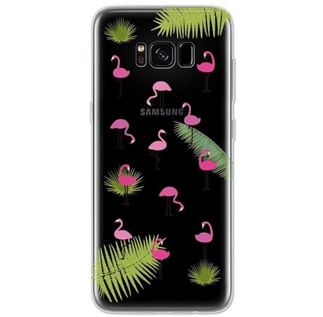 4-OK Cover 4-U silikonové TPU pouzdro Samsung G955F Galaxy S8 Plus, Flamingo