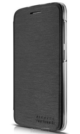 Originalní Flip Pouzdro Black pro ALCATEL ONETOUCH 5042D POP 2
