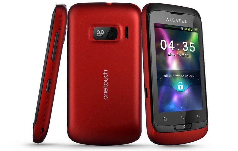 ALCATEL ONETOUCH 918 výměnné kryty, Cherry Red