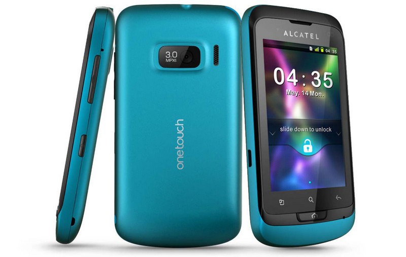 ALCATEL ONETOUCH 918 výměnné kryty, Cyber Blue
