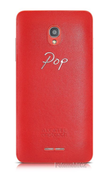 ALCATEL OT-5022D ONETOUCH POP STAR Leather Case, Red