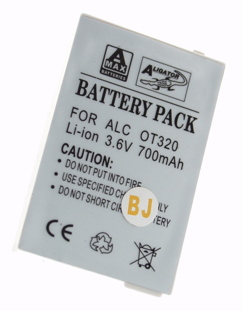 Baterie, Alcatel 320, Li-ION 700 mAh, kompatibilní