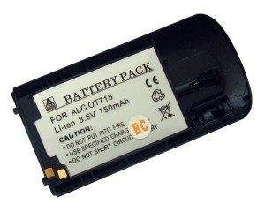 Baterie, Alcatel 715, Li-ION 750 mAh, kompatibilní