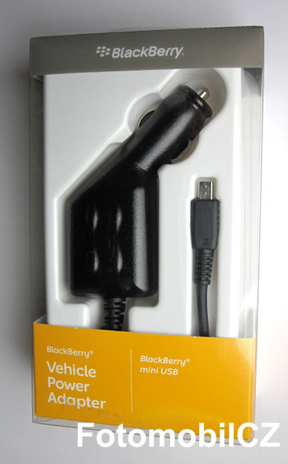 BlackBerry nabíječka do auta 12 V, miniUSB