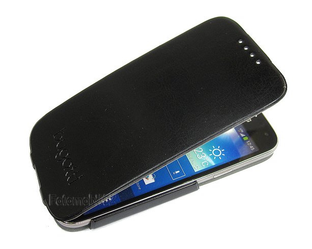 Bugatti Ultra Thin Flip Kožené Pouzdro Black pro Samsung i9195 Galaxy S4 mini