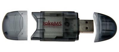 Mini čtečka karet 5 v 1, USB, takeMS