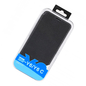 DOOGEE flipové pouzdro pro Y6 / Y6C, černé + ochraná fólie na displej