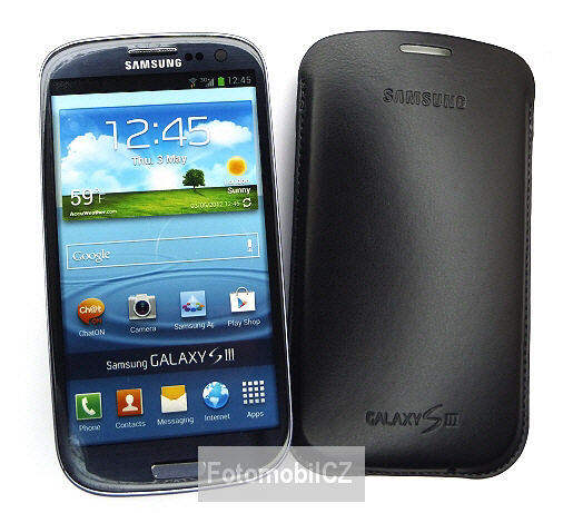 EFC-1G6LBE Samsung Pouzdro pro Galaxy S III (i9300) Navy Blue (Bulk)
