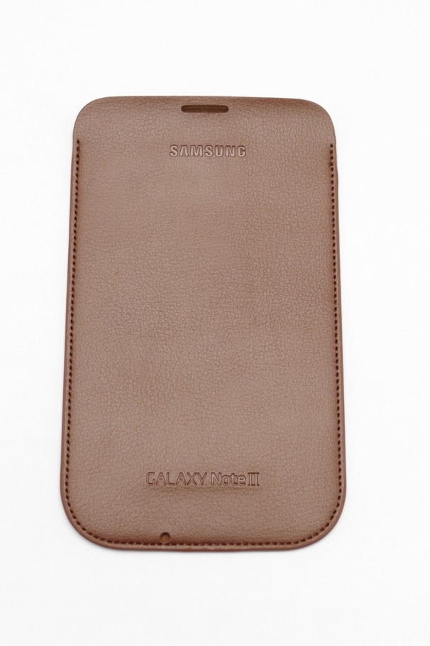 EFC-1J9LD Samsung Kožené Pouzdro pro Note 2 (N7100) Dark Brown (EU Blister)