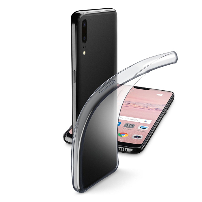 Extratenký silikonový zadní kryt CellularLine Fine pro Huawei P20 Pro, bezbarvý