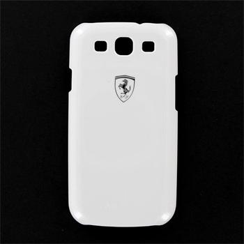 FESIHCS3WH Ferrari Zadní Kryt Metallic White Scuderia pro Samsung i9300 Galaxy S3