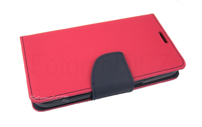 Fancy diářové Book Pouzdro PINK růžová barva / Navy pro LG Zero