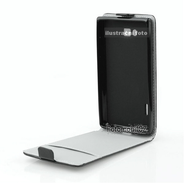 ForCell Slim Flip Flexi Pouzdro Black pro Alcatel C5
