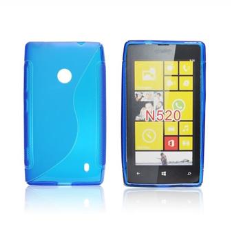 ForCell silkonové pouzdro kryt modré pro Nokia Lumia 520