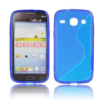 ForCell silkonové pouzdro kryt Lux S Blue pro Samsung i8262 Galaxy Core Duos