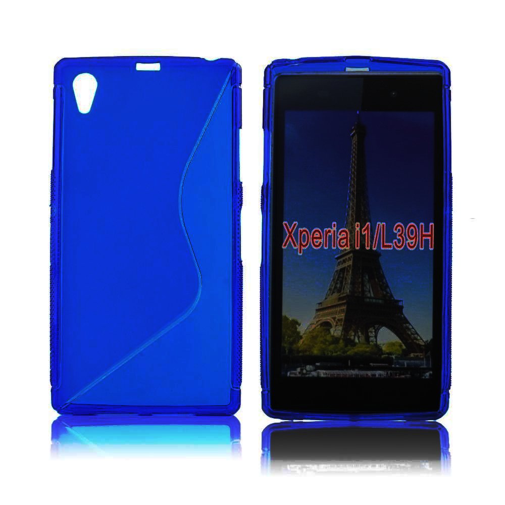 ForCell silkonové pouzdro kryt Lux S Blue pro Sony D5503 Z1 Compact