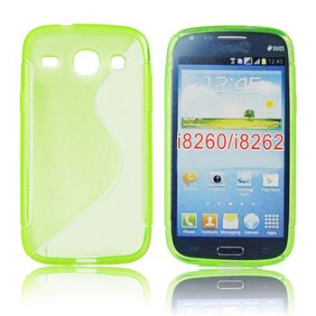 ForCell silkonové pouzdro kryt Lux S Green pro Samsung i8262 Galaxy Core Duos