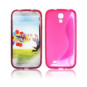ForCell silkonové pouzdro kryt Lux S Pink pro Samsung i9505 Galaxy S4 + fólie na displej