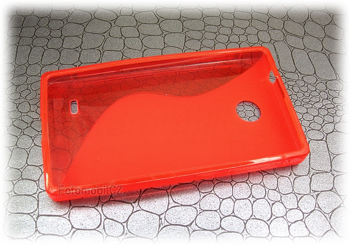 ForCell silkonové pouzdro kryt Lux S Red pro Nokia X