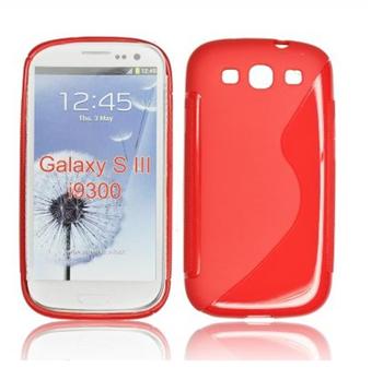 Silkonové pouzdro kryt Lux S Red pro Samsung i9300 galaxy S3