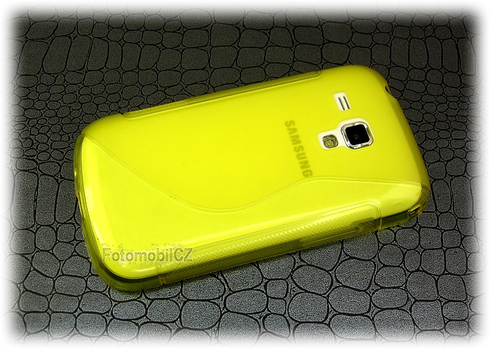 Silkonové pouzdro kryt Lux S Yellow pro Samsung S7560, S7562, S7580, S7582 Galaxy Trend
