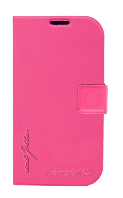 GOLLA flipové pouzdro Seamore G1530 pro Samsung i9505 Galaxy S4, růžová, + fólie na displej