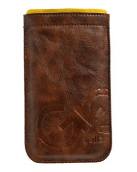 GOLLA pouzdro 3XL, Shel, hnědá pro IPhone SE 2022 / SE 2020 / 8 / 7 / 6S / 6