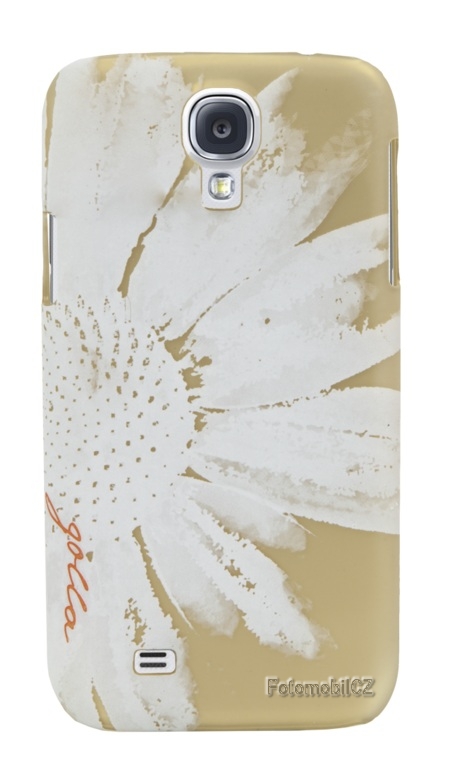 GOLLA zadní kryt Pearl G1534 pro Samsung Galaxy S4, zlatá, + fólie na displej