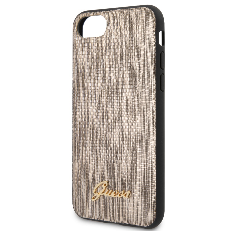 GUHCI8PCUMLLIGO Guess Lizard kryt iPhone SE 2022 / SE 2020 / 8 / 7 zlatý