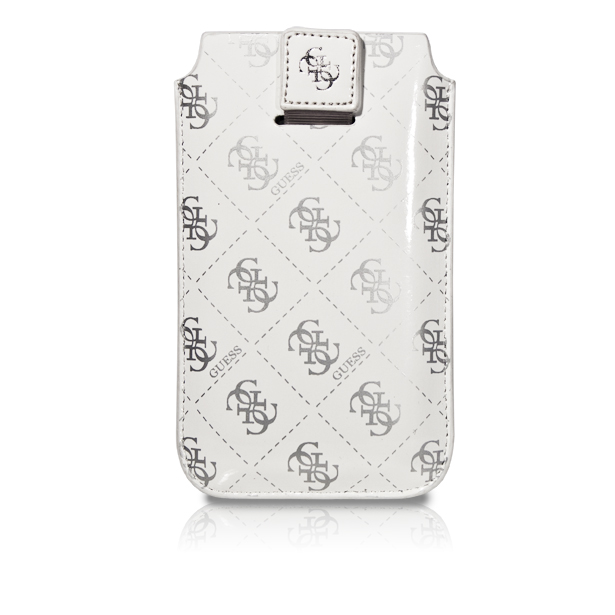 GUPOS2PR4W Guess Husa Universal Pouzdro White vel. L