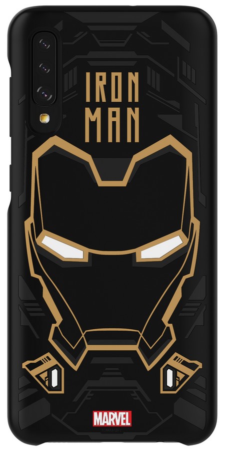 Smart kryt GP-FGA505HIBBW Galaxy Friends x MARVEL Iron Man Samsung Galaxy A50 + sklo na displej