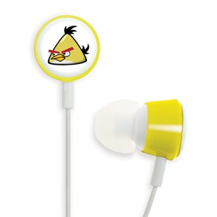 Gear4 stereofonní sluchátka Angry Birds Tweeters, žlutá