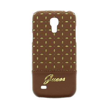 GUHCS4MPEC Guess Gianina Zadní Kryt Cognac pro Samsung i9195 Galaxy S4 mini