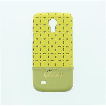 GUHCS4MPEY Guess Gianina Zadní Kryt Yellow pro Samsung i9195 Galaxy S4 mini