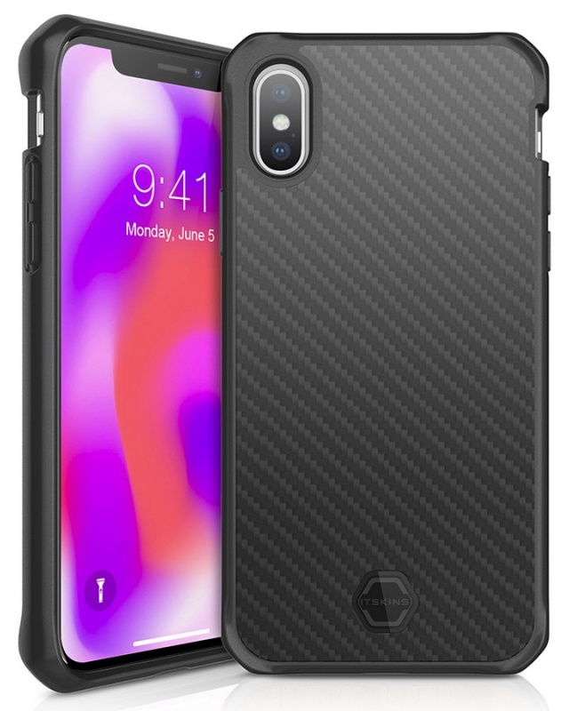 Kryt ITSKINS Hybrid Fusion 2m iPhone XS Max 6.5, Black